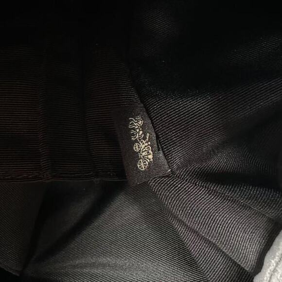 Coach Warner Backpack In Signature Canvas Leather Charcoal/Black NWT CY781 $750 - Picture 9 of 12